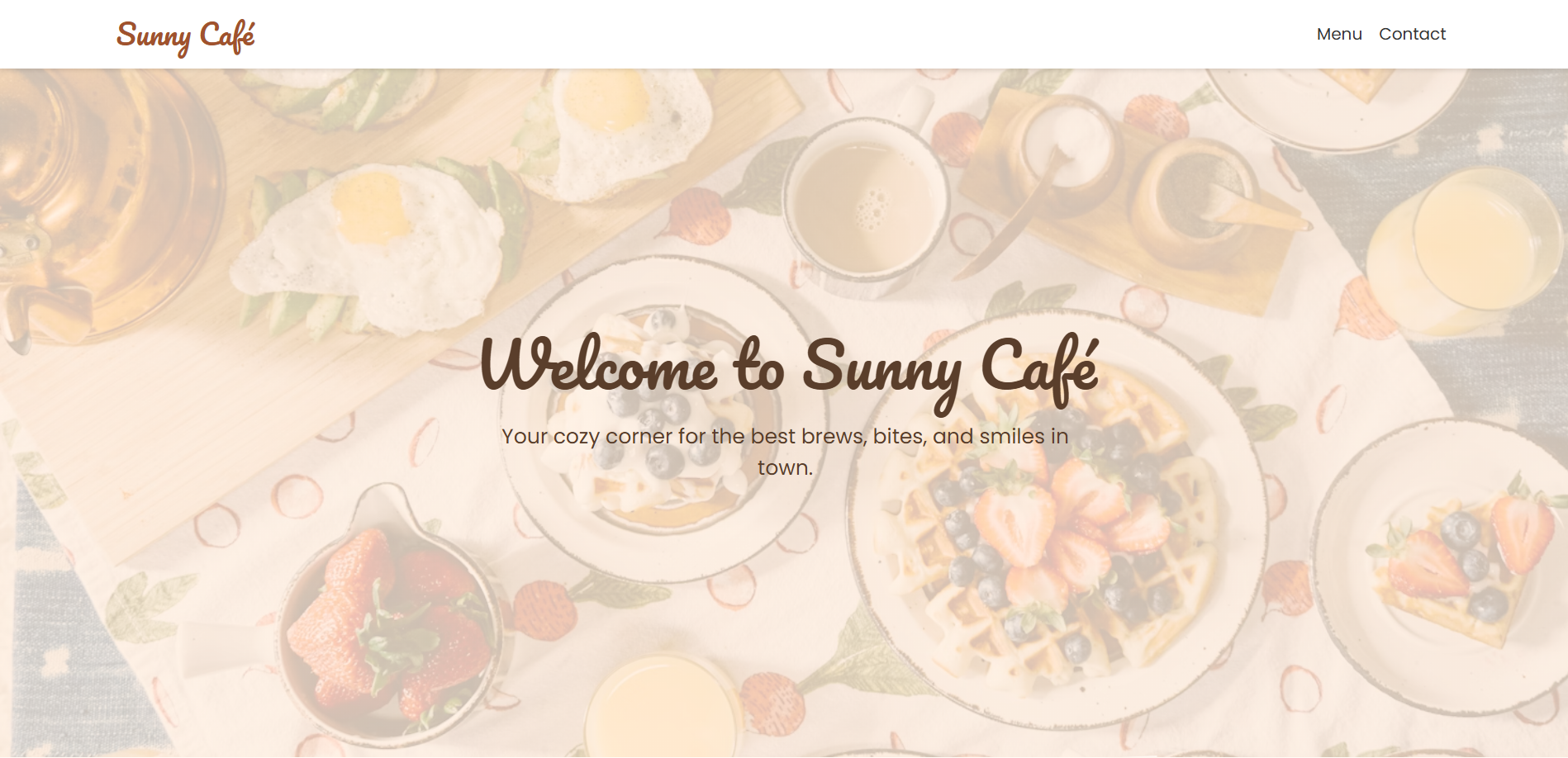 Cafe Website