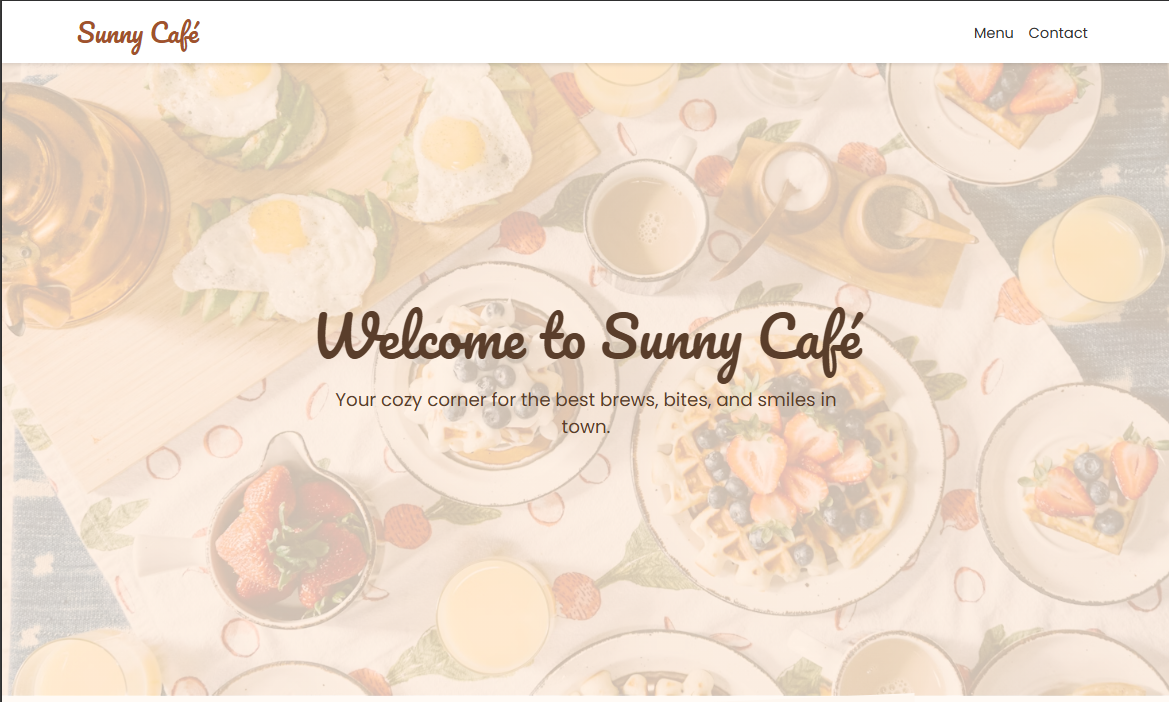 Cafe Website